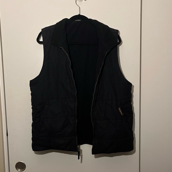 Black Weatherproof Brand Zip Up Vest with Collar and Outside & Inside Pockets - Picture 3 of 7